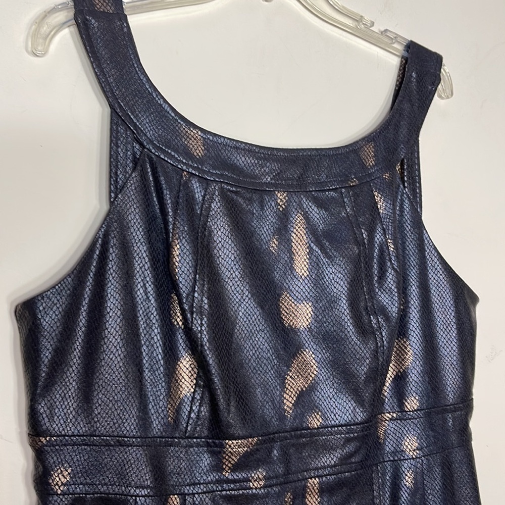 Emma & Michele Reptile Snake Print Sleeveless Dress - Picture 3 of 10
